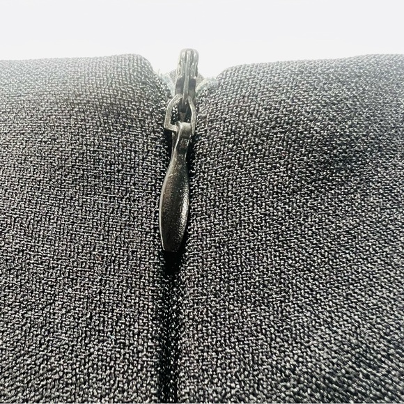 GENEVIE Black Mini Dress Gold & Sheer Bell Sleeve Dress NWT Size Small Medium - Picture 8 of 14